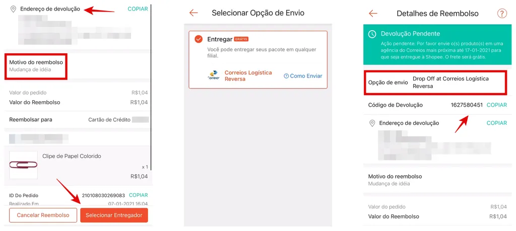 Como fazer devolução de produto na Shopee Canaltech