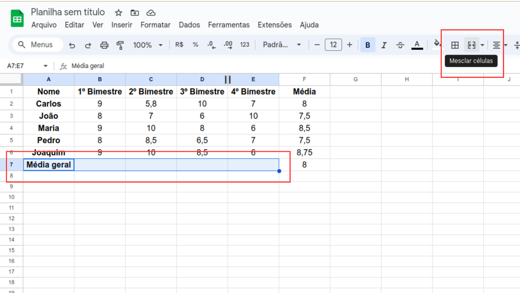 Personalizando Suas Planilhas Como Mesclar C Lulas No Excel E No