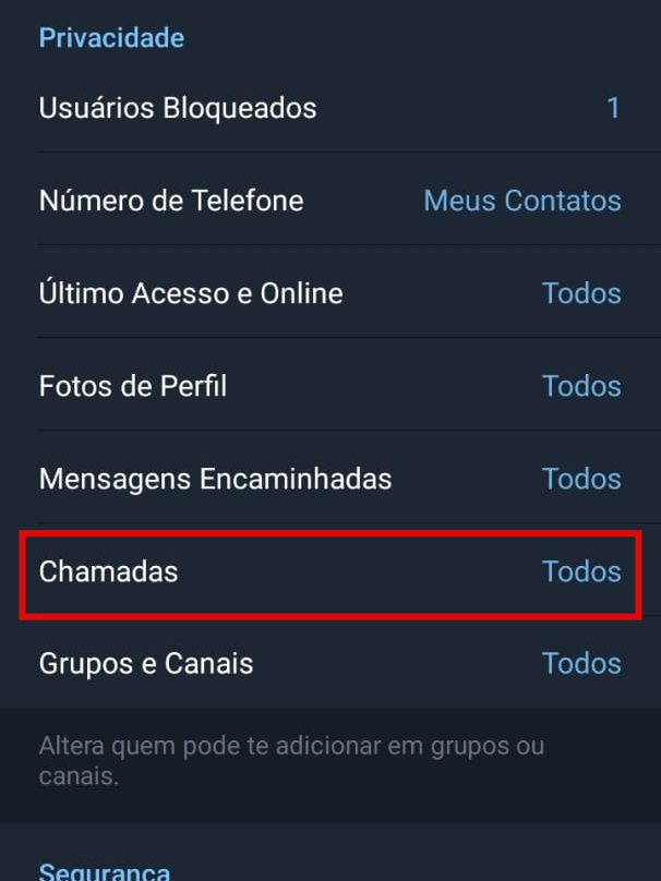 Como Bloquear Chamadas De Voz Indesejadas No Telegram Canaltech