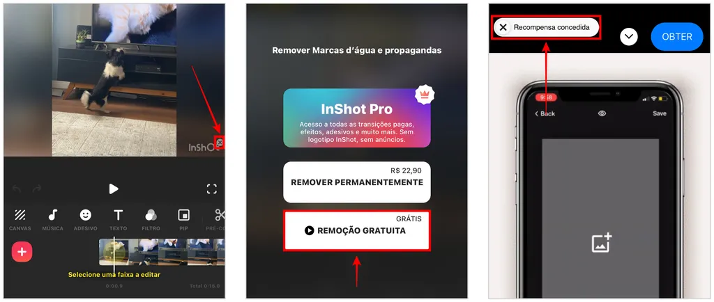 Como tirar marca d água do InShot Canaltech