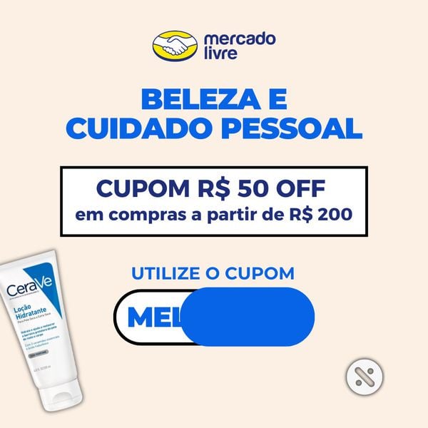 Cupom Mercado Livre R Off Em Compras A Partir De R V Lido