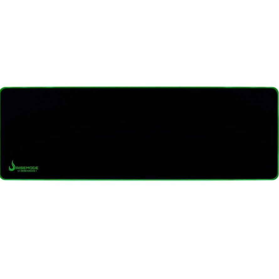 Mousepad Gamer Rise Mode Speed Estendido X Mm Costura Verde