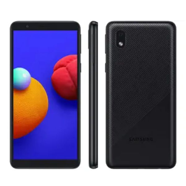 Smartphone Samsung Galaxy A01 Core 32GB Preto Quad Core 2GB RAM Tela