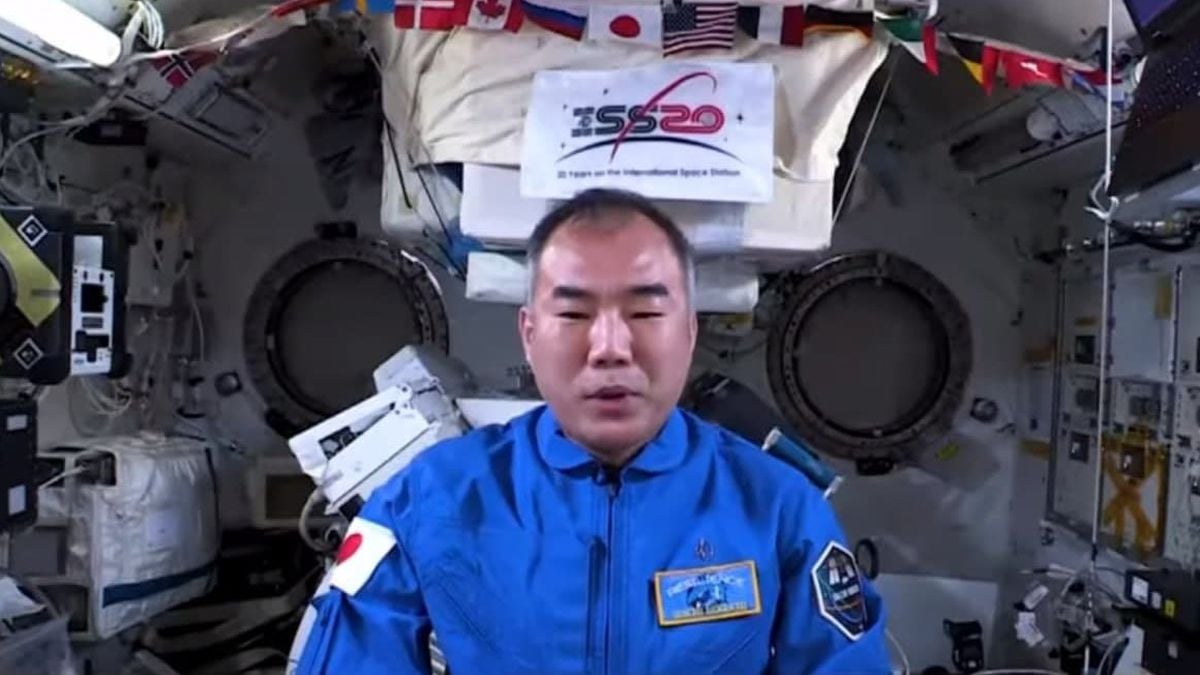 Astronauta Japon S Na Iss Conversa Marcos Pontes E Manda Recado Ao