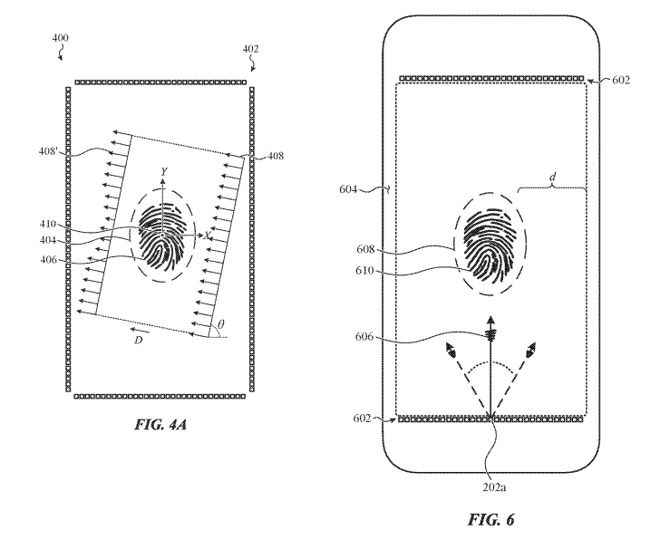 Patentes da Apple mostram iPhone com Touch ID embutido em todo o display