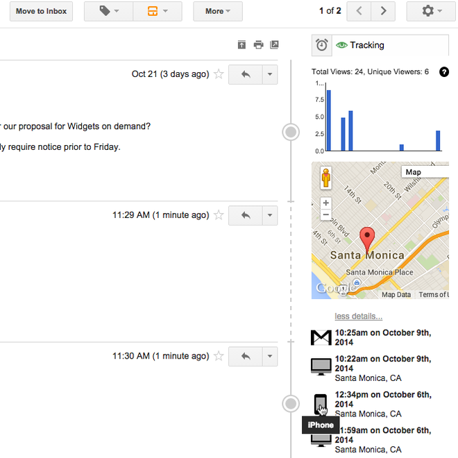 Apps para rastrear emails Apps para rastrear emails