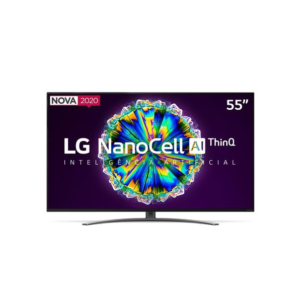 Smart TV Nanocell 55" LG NANO86SNA UHD 4K IPS Wi-Fi Bluetooth HDR 10 Pro Thinq AI Google Assistente Alexa [CUPOM DE DESCONTO]
