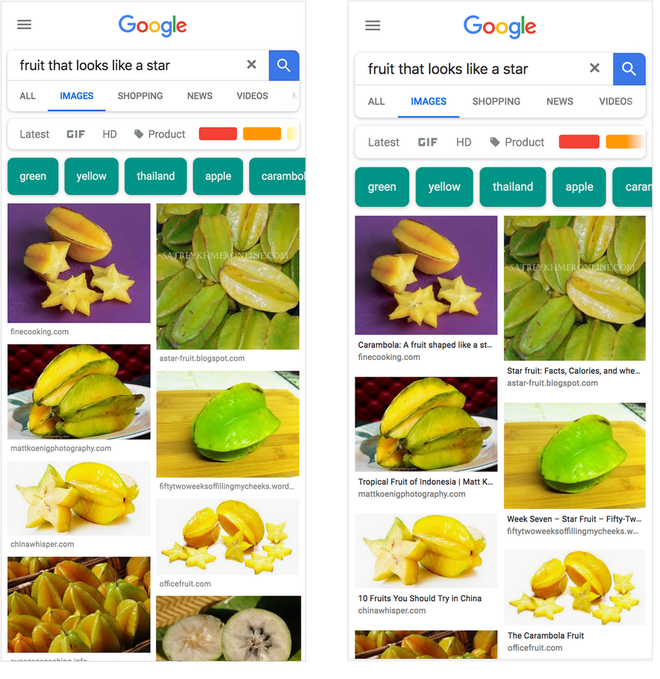 Busca por imagens no Google ganhará mais informações para usuários móveis