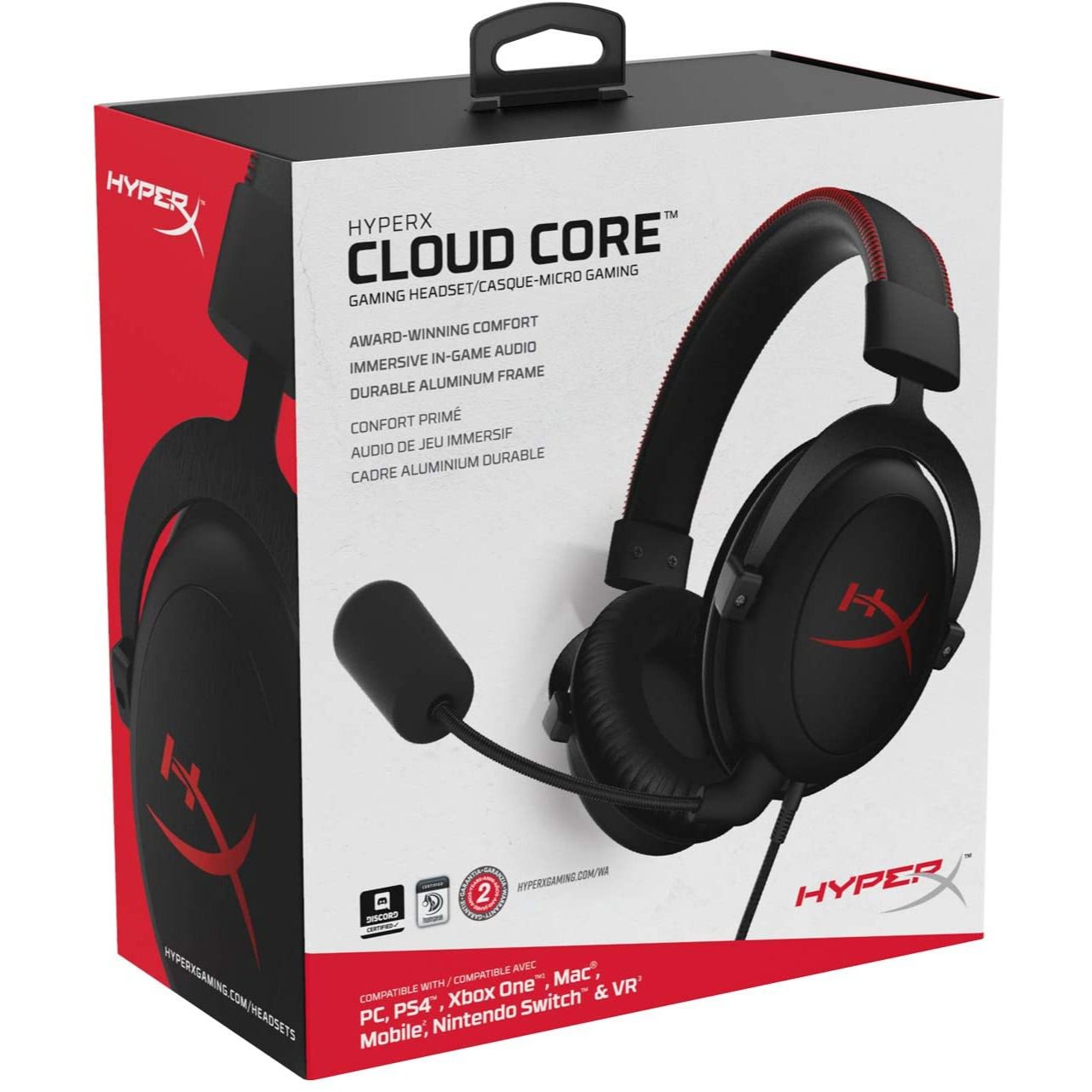 HEADSET GAMER CLOUD CORE, Hyper X, KHX-HSCC-BK 16787 - Canaltech Ofertas