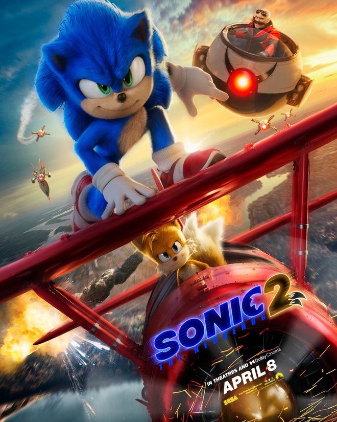 Poster oficial de Sonic: O Filme 2.