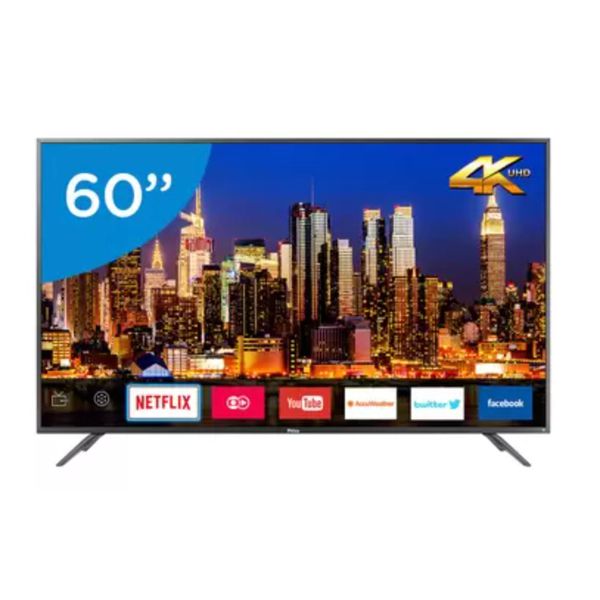 Smart TV 4K LED 60” Philco PTV60F90DSWNS - Wi-Fi HDR 3 HDMI 2 USB - Magazine Canaltechbr