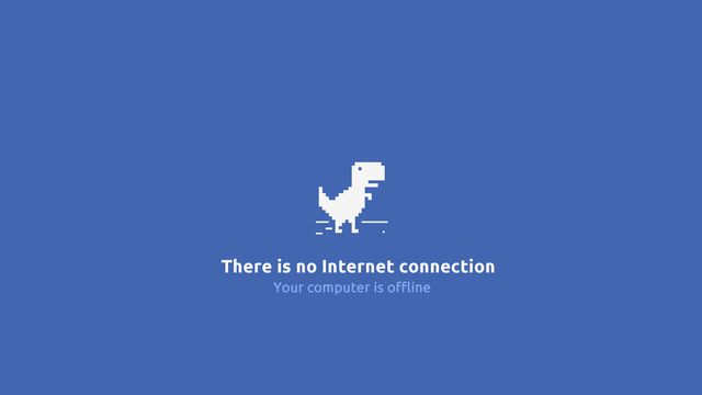 Jogo do dinossauro sem internet - Google Chrome 