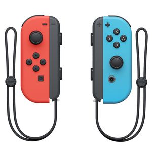 Controle Para Nintendo Switch Joy-Con Neon Vermelho E Azul [APP + CUPOM]