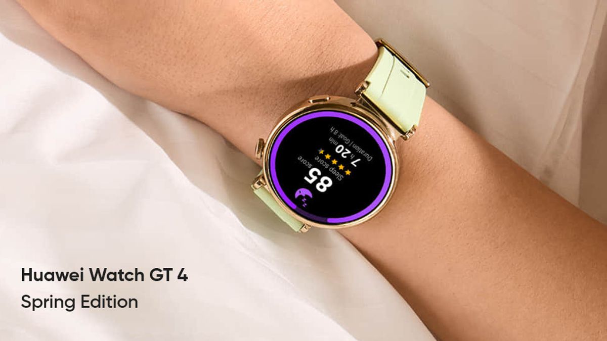 Relógio Huawei Watch GT 4 ganha edição de primavera com novas