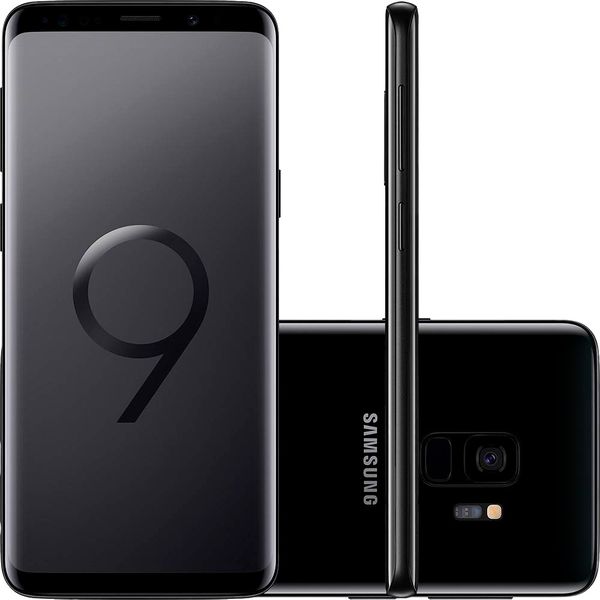 Smartphone Samsung Galaxy S9 Dual Chip, Android 8.0, Câmera 12MP, 4GB RAM e Processador Octa-Core, 128GB, Preto, Tela Infinita de 5,8"