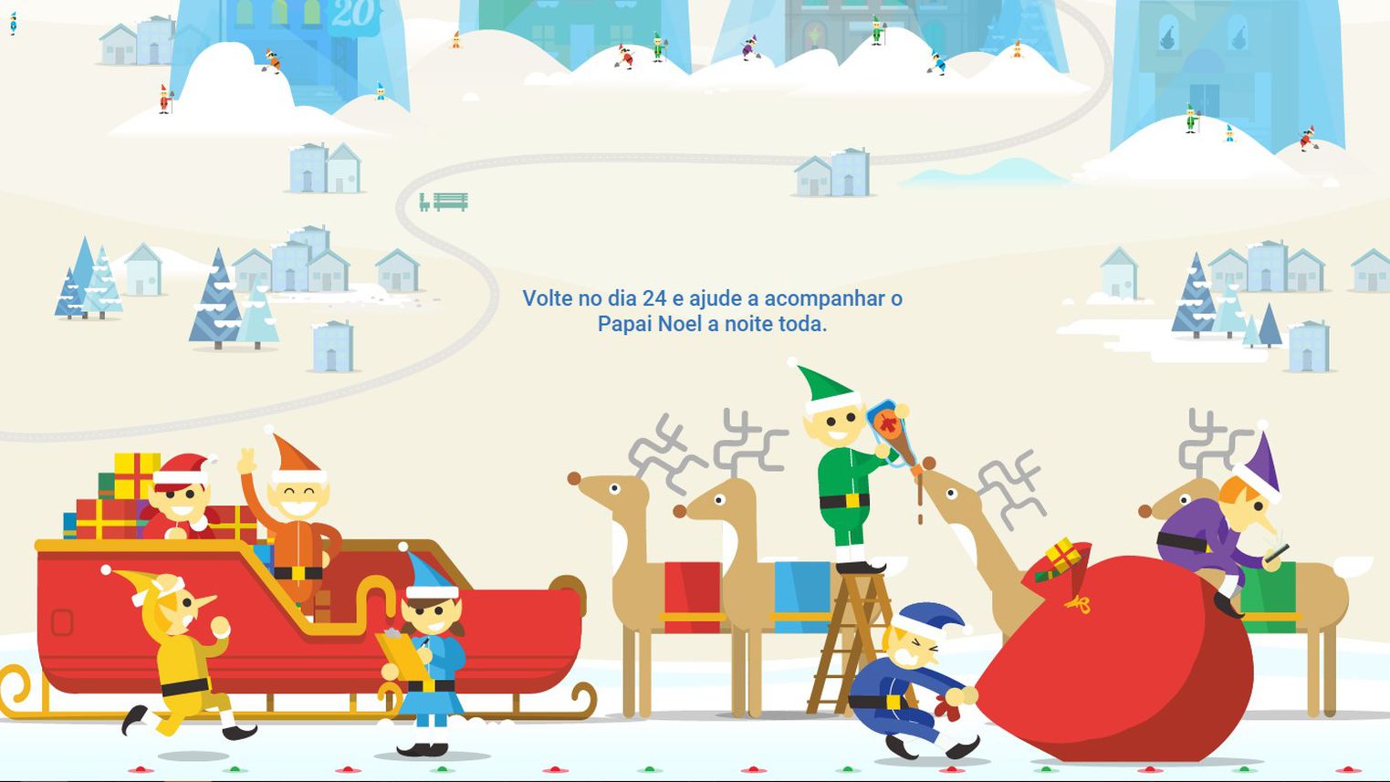 Google cria Vila do Papai Noel, site interativo com brincadeiras de Natal