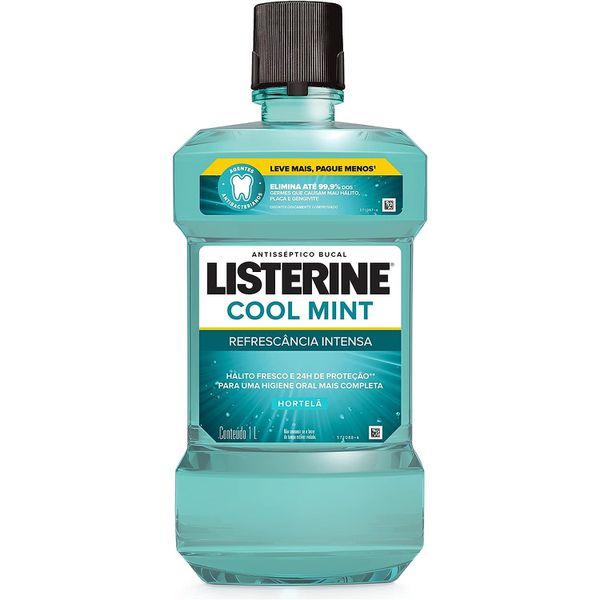 Listerine Cool Mint Enxaguante Bucal, 1L [COMPRA COM RECORRÊNCIA]