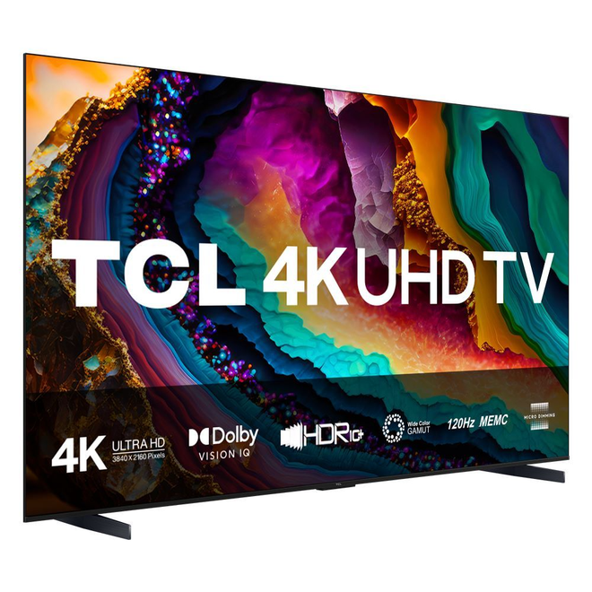 Nova TV da TCL tem grande tela de 98 polegadas (Imagem: Divulgação/TCL)