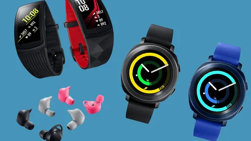 Samsung anuncia smartwatch Gear Sport com pulseira Gear Fit2 Pro e fones sem fio