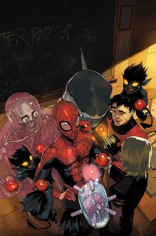 O Homem-Aranha tem potencial de inspirar toda uma nova geração de heróis (Imagem: Reprodução/Marvel Comics)
