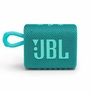 Caixa de Som JBL GO3, Bluetooth, 4,2W RMS, À Prova d'Agua e Poeira, TEAL - JBLGO3TEAL