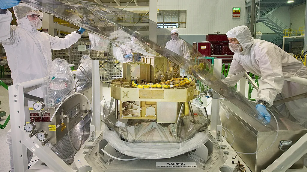 O instrumento NIRISS foi desenvolvido pela agência espacial do Canadá (Imagem: Reprodução/NASA/Chris Gunn)