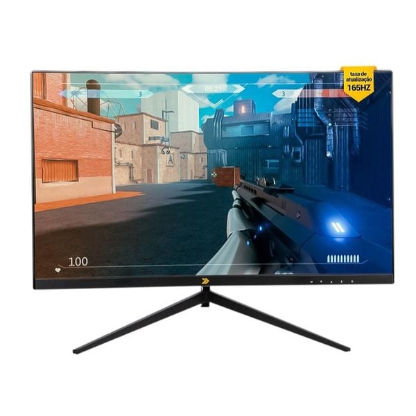 Monitor Gamer Curvo KBM! GAMING MG210 23.6", 180Hz, Full HD, 1ms, Adaptive Sync, Ajuste de Ângulo | CUPOM