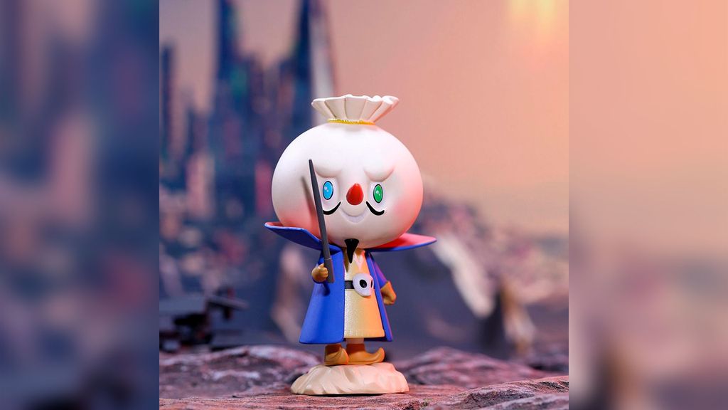 Spooky é um monstrinho de nome assustador, mas que é um boneco de neve curioso (Imagem: Pop Mart/Divulgação)
