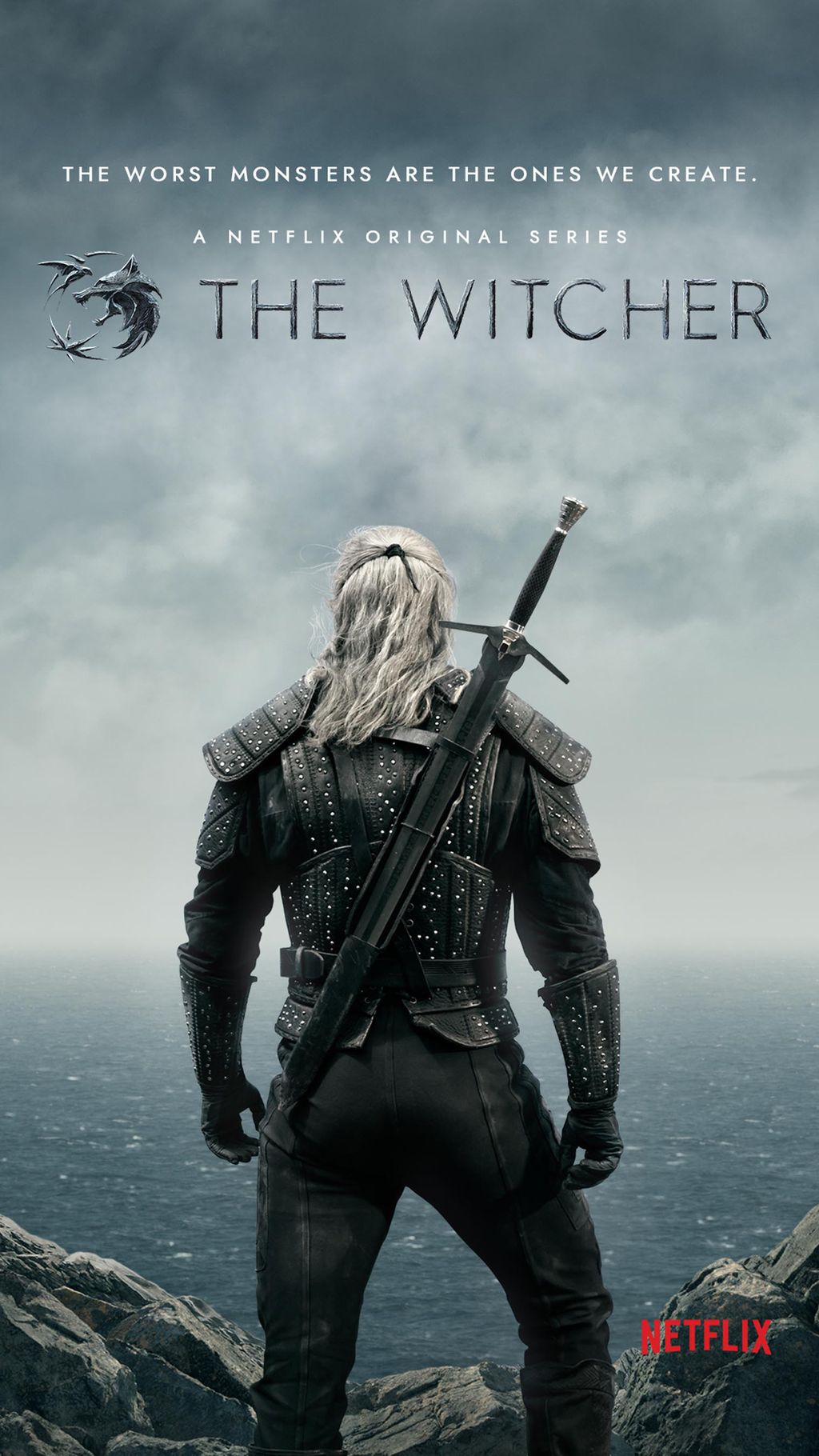 Primeiro pôster oficial da série The Witcher (Imagem: Netflix)