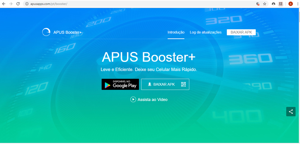 Apps para fazer a limpeza do seu celular: APUS Booster+ (Captura de tela: Ariane Velasco)