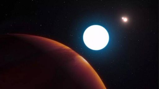 Descoberto exoplaneta em um sistema com três estrelas a 23 anos-luz da Terra