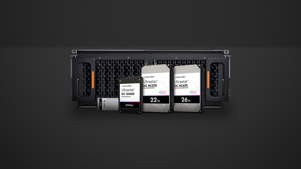 Western Digital lança primeiro HDD de 26 TB e novos SSDs para data
