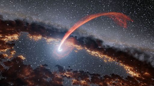 Imagem de buraco negro "sugando" estrela é destaque em site da NASA