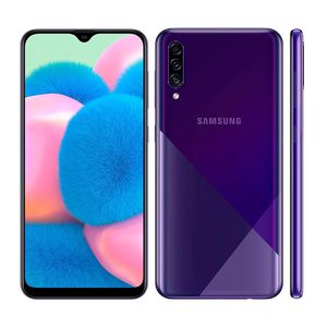 Smartphone Samsung Galaxy A30s Violeta 64GB, 4GB RAM, Tela Infinita de 6.4", Câmera Traseira Tripla, Leitor Digital na Tela, Android 9.0 e TV Digital