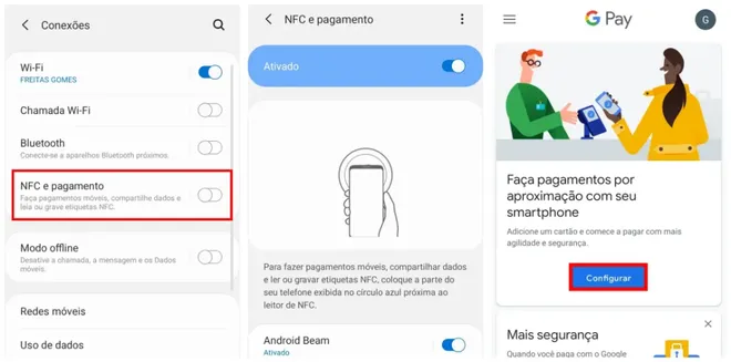 Basta ativar o sensor NFC do seu dispositivo Android (Captura de tela: Canaltech/Felipe Freitas) 