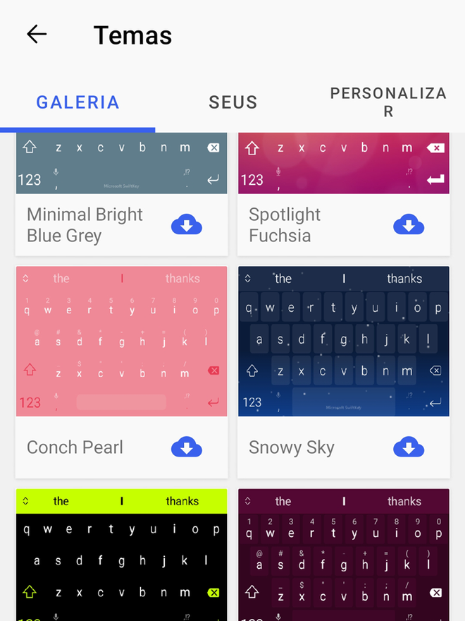 Customize a interface do teclado (Imagem: André Magalhães/Captura de tela)