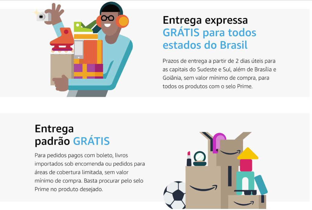 Amazon Prime: serviço de entregas com frete gratuito ilimitado chega ao Brasil