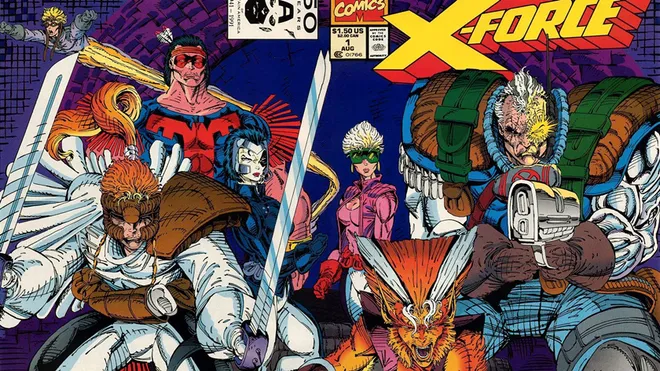 A X-Force de Rob Liefield também fazia muito sucesso na época (Imagem: Reprodução/Marvel Comics)