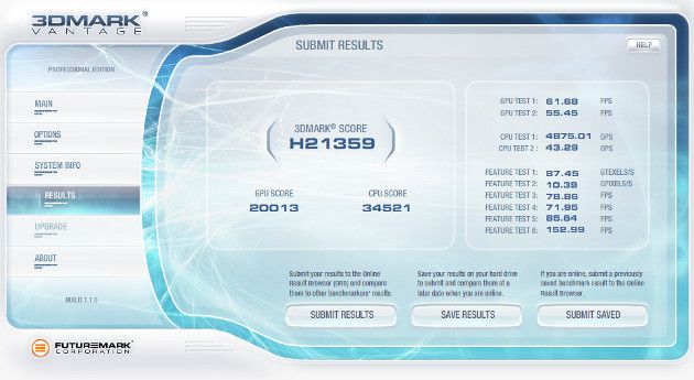 Benchmark Itautec InfoWay W7730 Benchmark Itautec InfoWay W7730