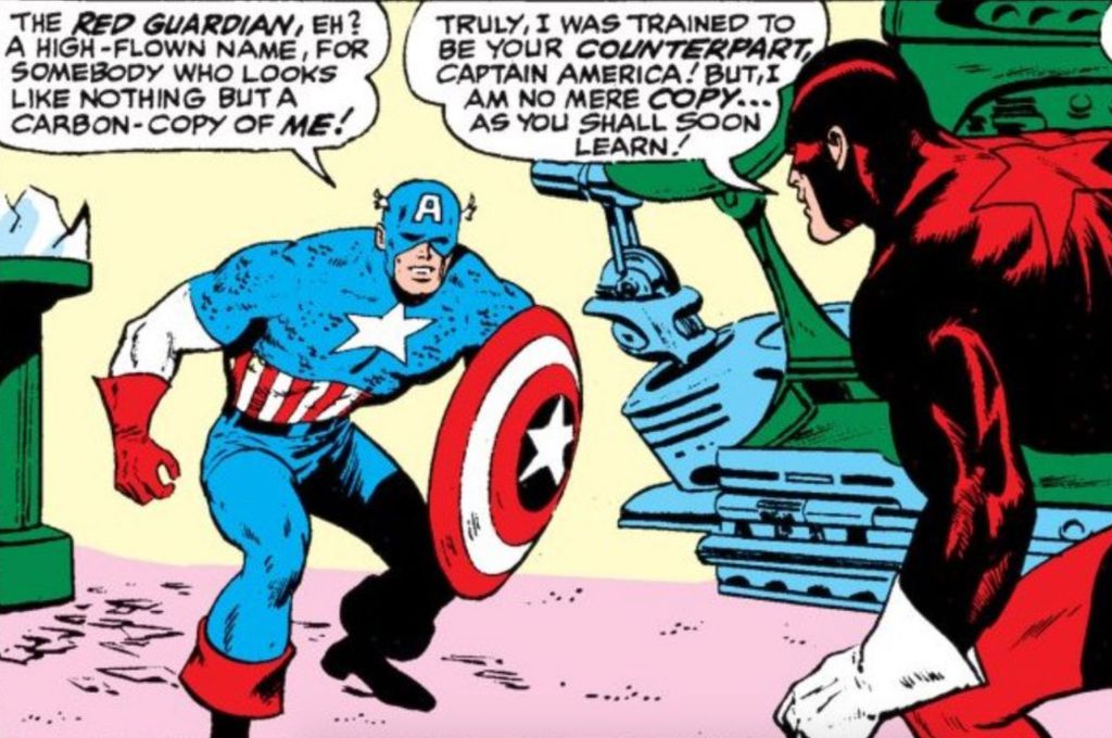 Capitão América e Guardião Vermelho são rivais de longa data (Imagem: Reprodução/Marvel Comics)