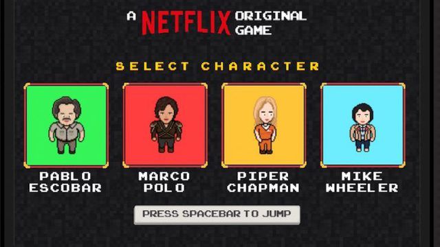 Netflix cria jogo no estilo endless runner com personagens de séries originais