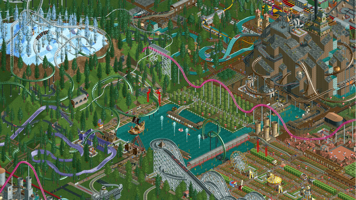 Jogo: RollerCoaster Tycoon