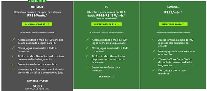 Microsoft confirma aumento de preço nas assinaturas do Xbox Game