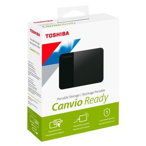 HD Externo Toshiba Portátil Canvio Ready, 1TB, USB 3.0 - HDTP310XK3AA
