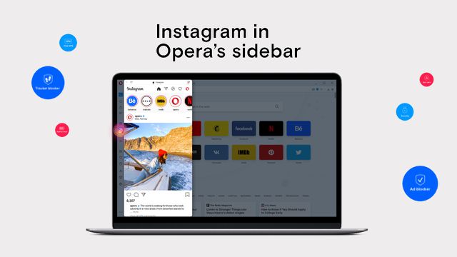 Opera passa a oferecer acesso rápido ao Instagram no computador