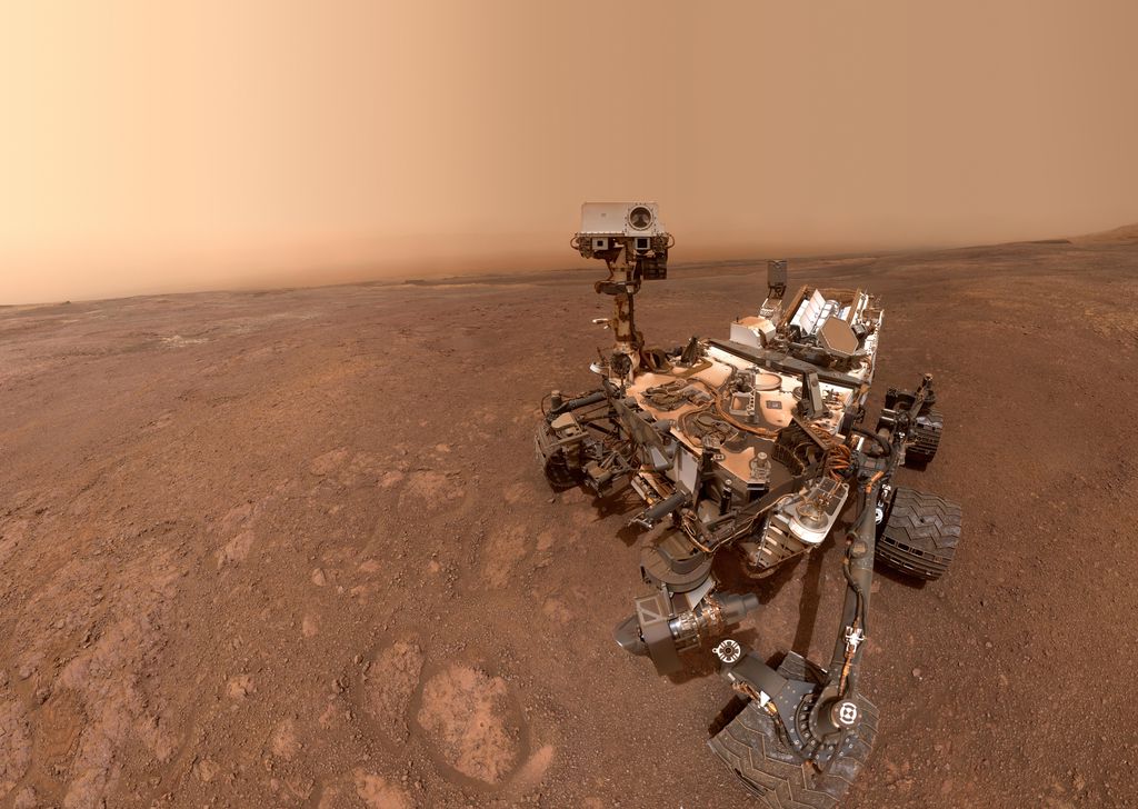 Desenvolvido com ajuda de um brasileiro, rover Curiosity explora Marte desde 2012 (Foto: Divulgação/ NASA)