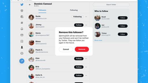 Twitter começa a liberar ferramenta para remover seguidores sem bloqueá-los