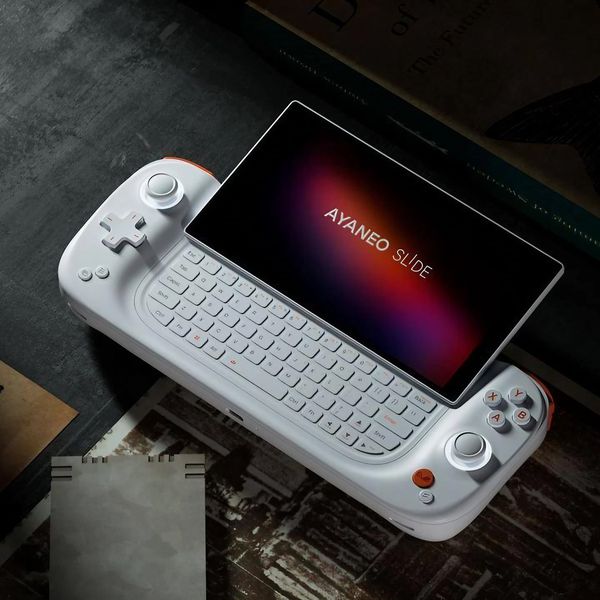 AYANEO SLIDE estreia com chip Ryzen 7040 e teclado RGB embutido
