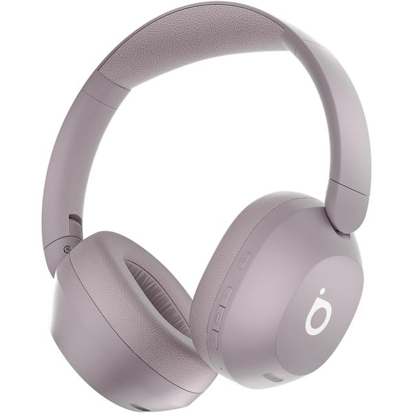 Basike Fone de Ouvido Bluetooth, ANC Cancelamento de Ruído Ativo Headphone Bluetooth 5.4 Headset com Microfone, Certificação Hi-Res Audio, 30 horas reprodução, LE15 (Rosa) | EXCLUSIVO AMAZON PRIME