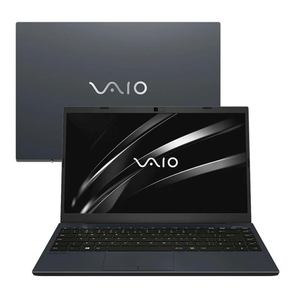 Notebook VAIO Core i3-1005G1 4GB 1TB Tela Full HD 14” Linux FE14 VJFE43F11X-B0221H